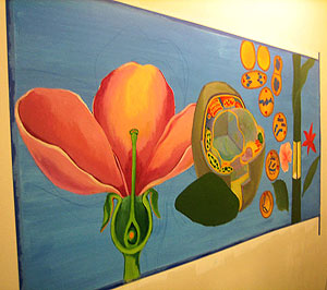 Art meets science in campus Earth Day mural project