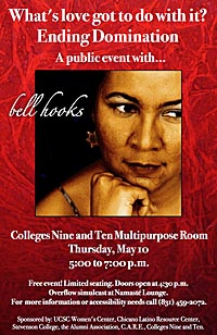 May 10 bell hooks event postponed