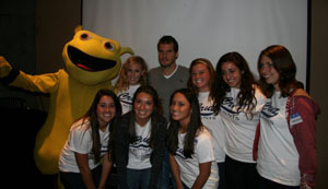 UCSC Night at SAP Open sported stars, supported tennis