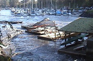 Tsunami puts boating program on hiatus: community reaches out to help