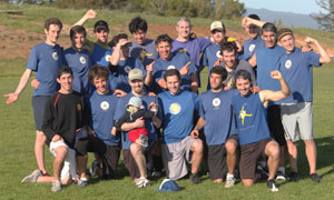Alums play hard, work toward “Ultimate Peace”
