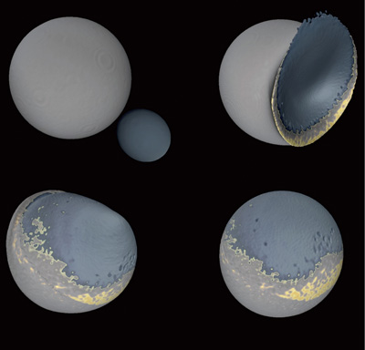 ‘Big splat’ may explain moon’s mountainous far side
