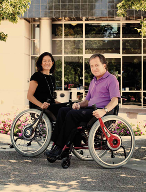 Alumni profile/Brian Watwood and Christine Taylor: A lever to independence