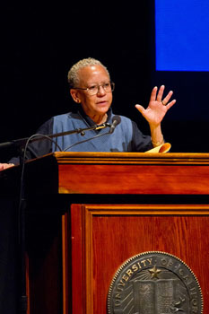 Nikki Giovanni stirs up Martin Luther King Jr. Convocation crowd