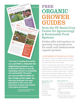 New series of organic grower guides available from CASFS