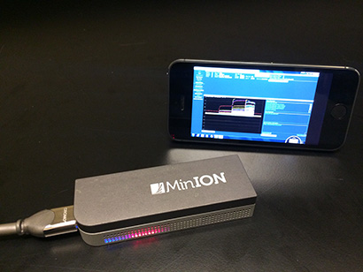 Breakthrough leads to sequencing of a human genome using a pocket-sized device