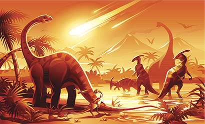 In death of dinosaurs, it was all about the asteroid — not volcanoes