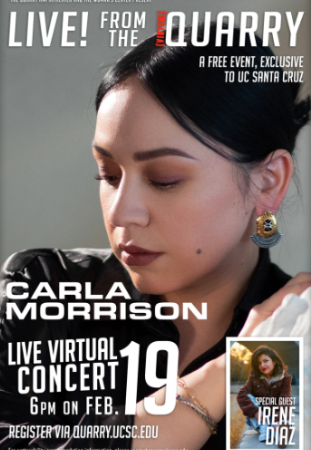 Carla Morrison, Irene Diaz to perform live on Feb. 19