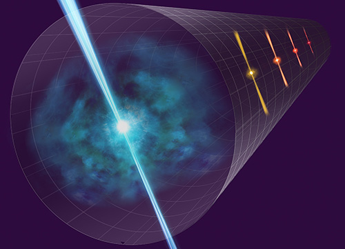 Measuring the universe with star-shattering explosions