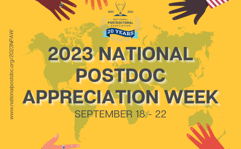 National Postdoc Appreciation Week: Featuring Priya Crosby and Will DeRocco