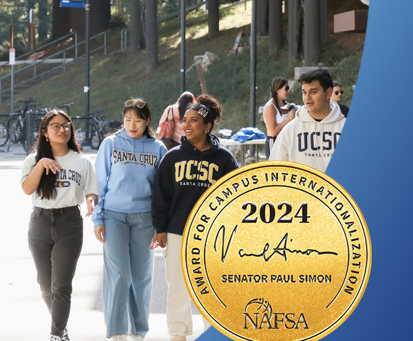UC Santa Cruz earns national acclaim: awarded NAFSA’s 2024 Senator Paul Simon Award for Comprehensive Internationalization