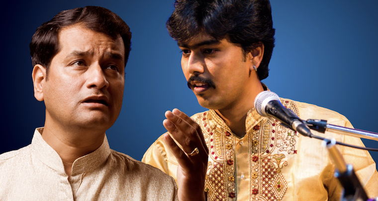 The Hindustani music concert featuring Uday Bhawalker accompanied by Sukhad Manik Munde