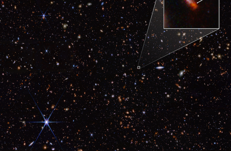 Earliest, most distant galaxy discovered with James Webb Space Telescope