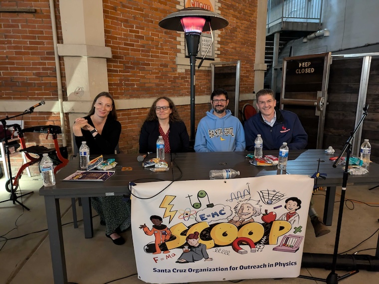 UC Santa Cruz physicists at SCOOP event