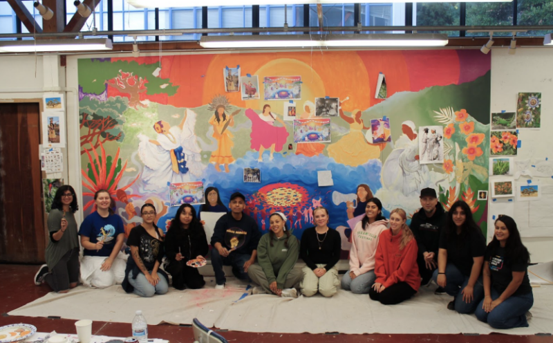 Danza a la Rebeldía: Student-created mural unveiled at Baskin Visual Arts Center is a celebration of resilience