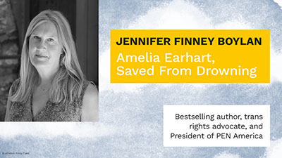 Prominent trans rights advocate and bestselling author Jennifer Finney Boylan will deliver Peggy Downes Baskin Ethics Lecture
