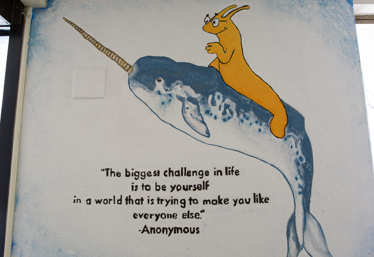 Banana Slug riding Narwhal