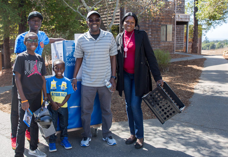 Family at move-in