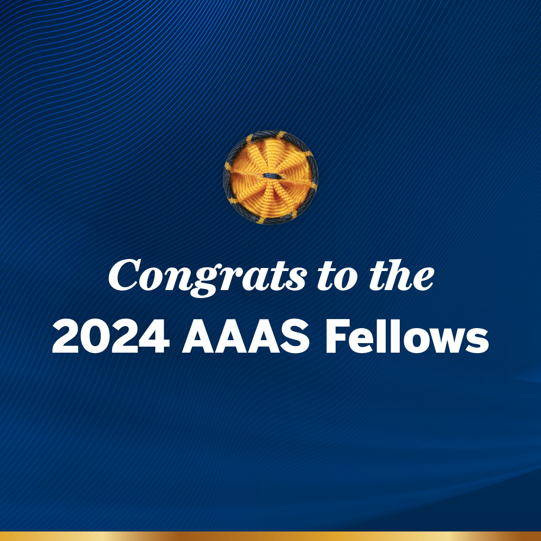 Graphic congratulating 2024 AAAS Fellows