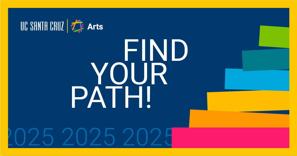 find you path poster 2025 blue background