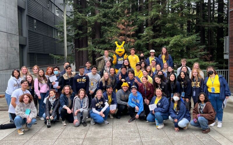 A Day to Say Yes: Admitted students find belonging on Banana Slug Day