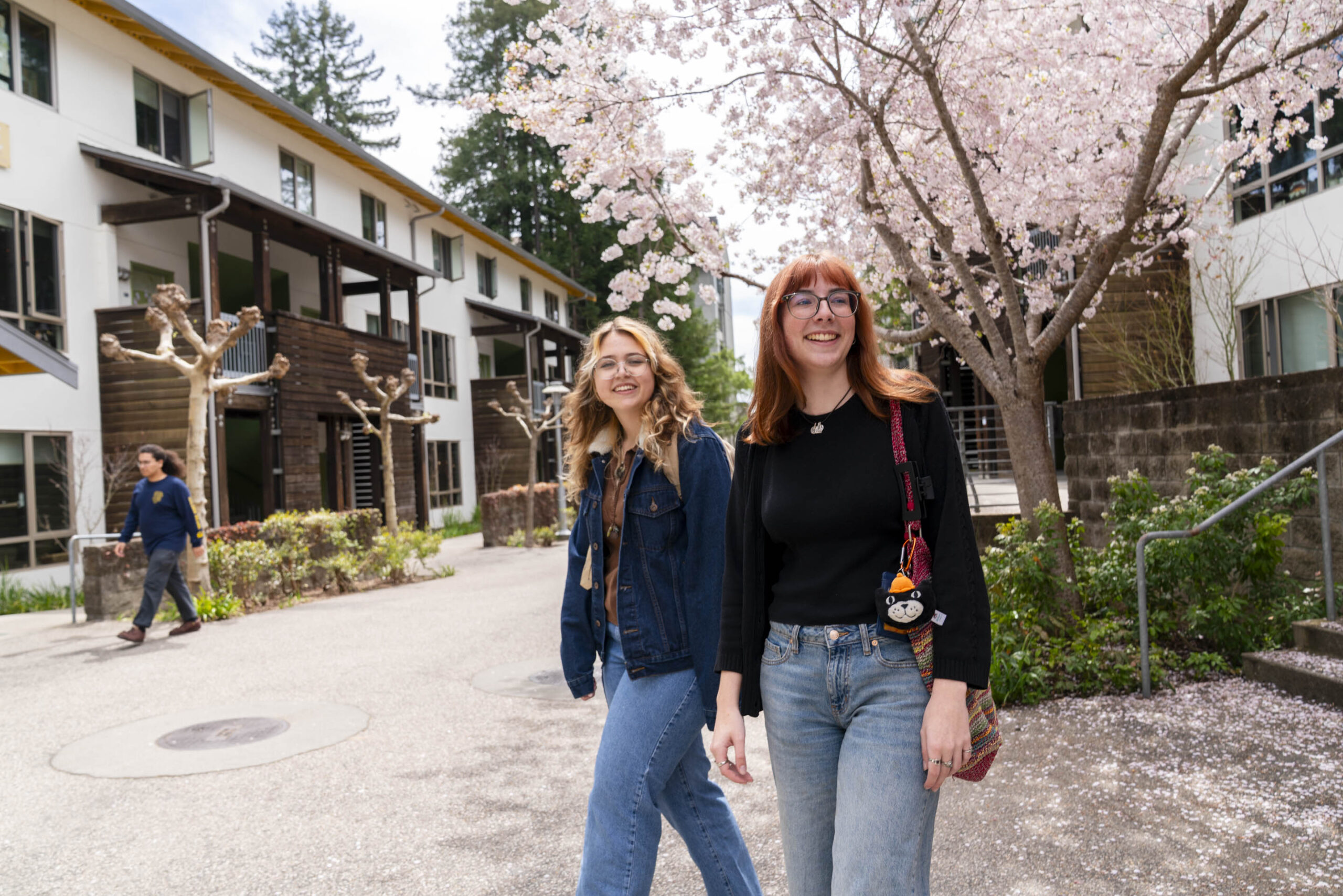 Students on campus