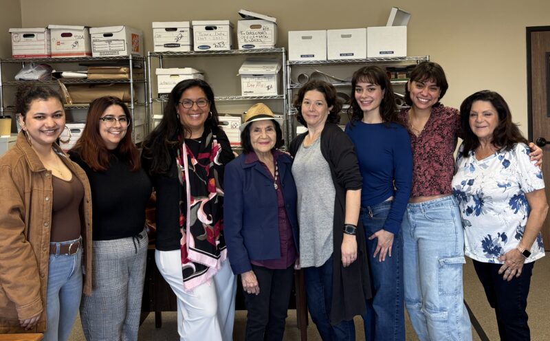 Graduate students help preserve Dolores Huerta’s legacy through archival fellowship