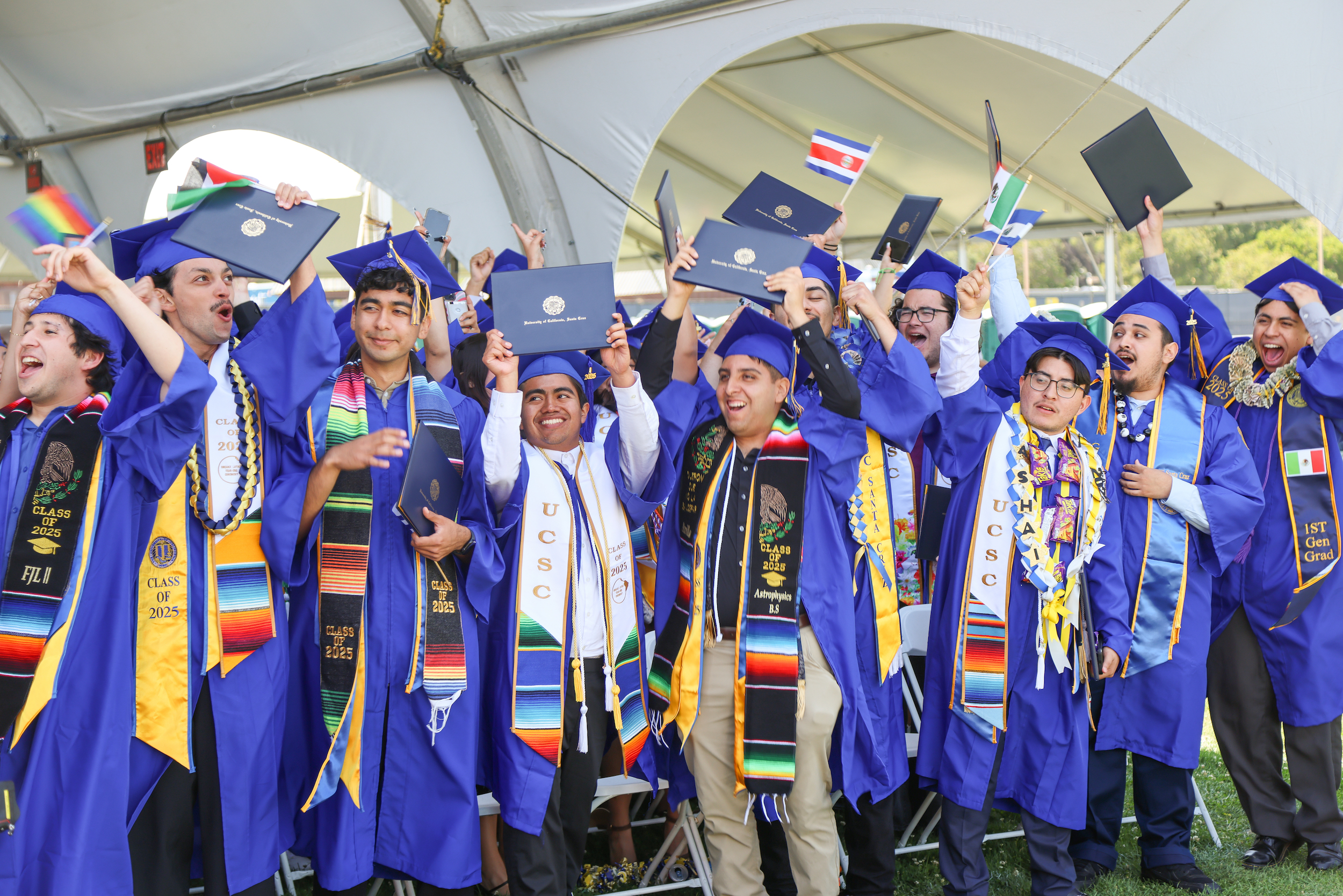 Students celebrate at Commencement