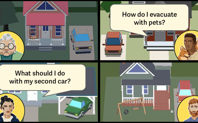 Games promote preparedness and build community resilience to wildfire