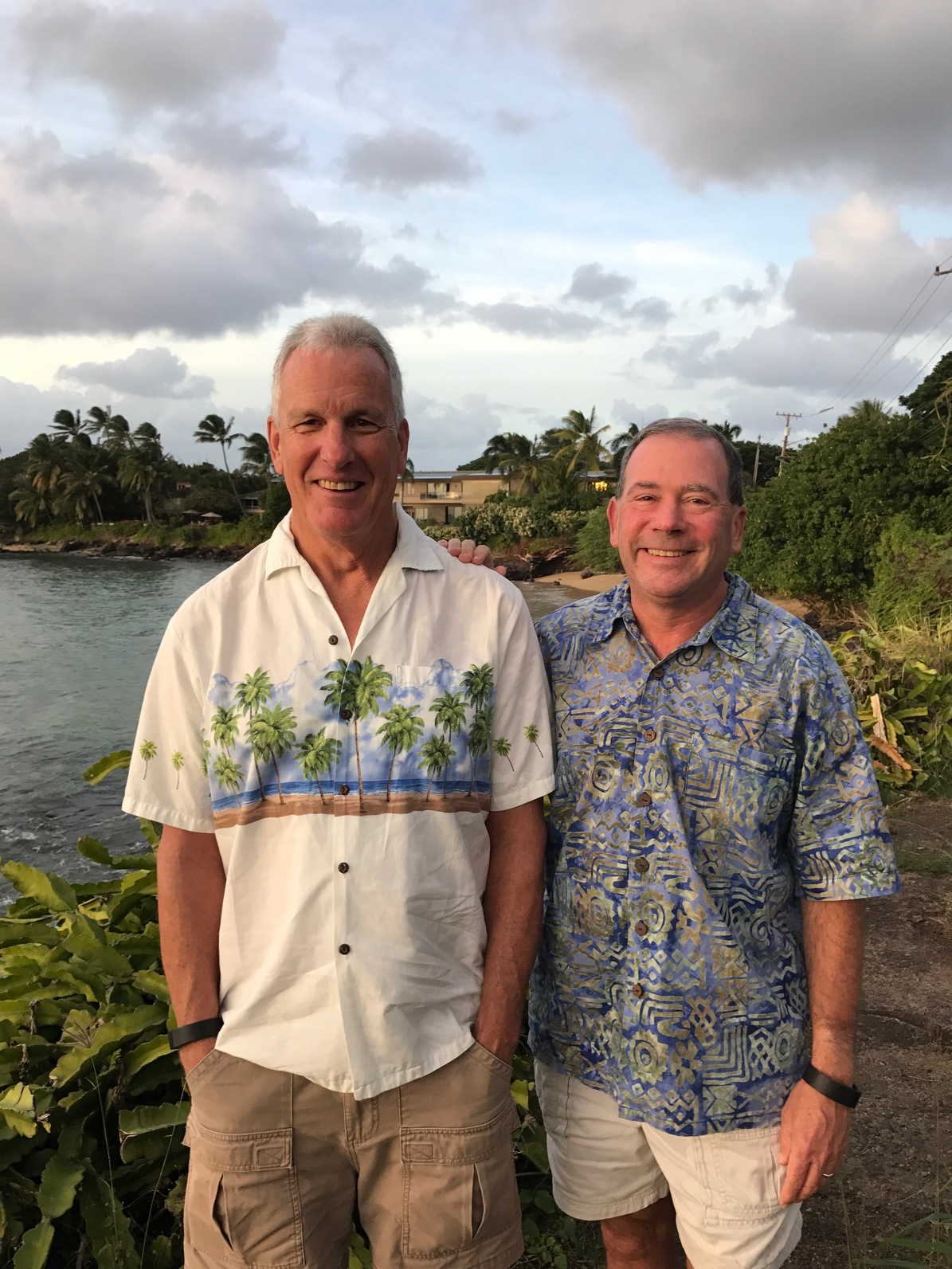 Roger Koopmann and Tom Bullen stand side by side for a photo