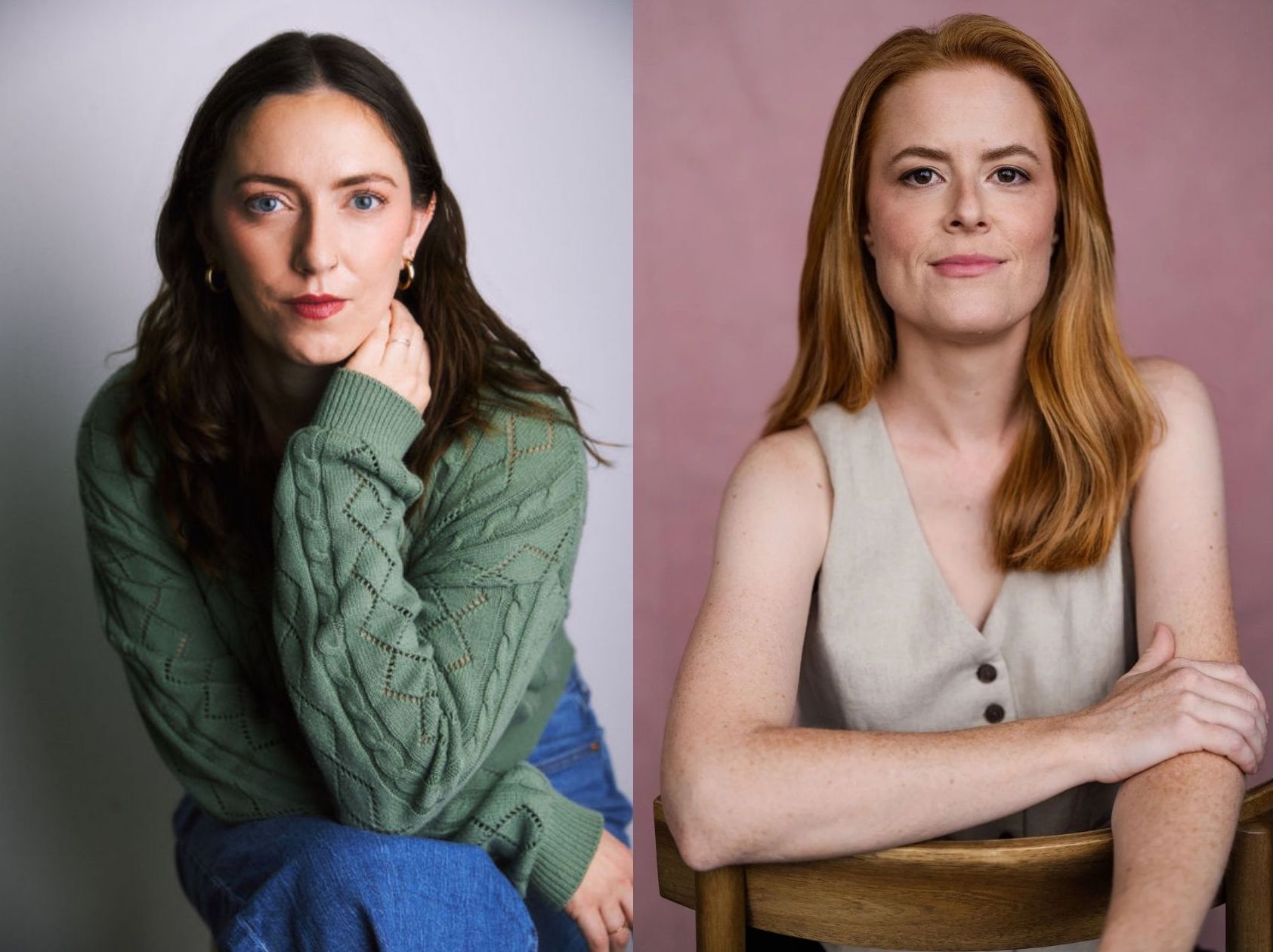 Headshots of Rosie Glen-Lambert and Hailey McAfee