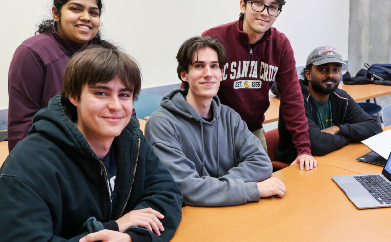 In Crown College’s innovation lab, students work on industry-driven challenges