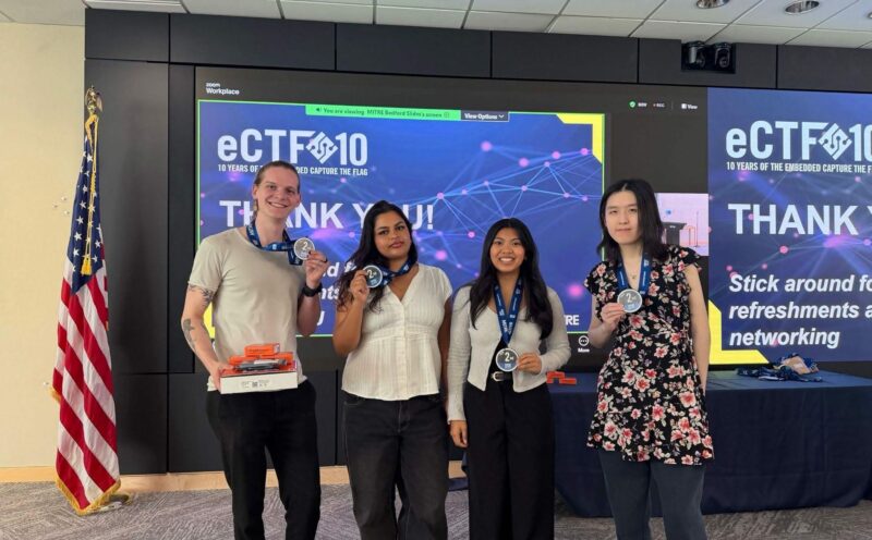 UCSC team places second in Embedded Capture the Flag cybersecurity competition 